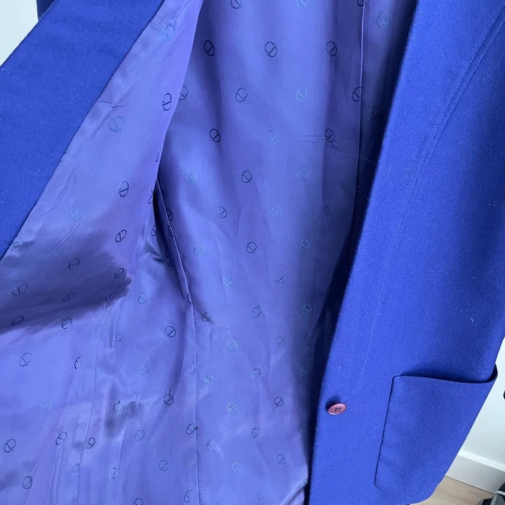 Christian Dior Vintage Women's Vibrant Purple Blazer